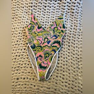 Free People Floral Print Swimsuit